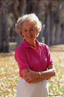 A mature woman; Size=130 pixels wide